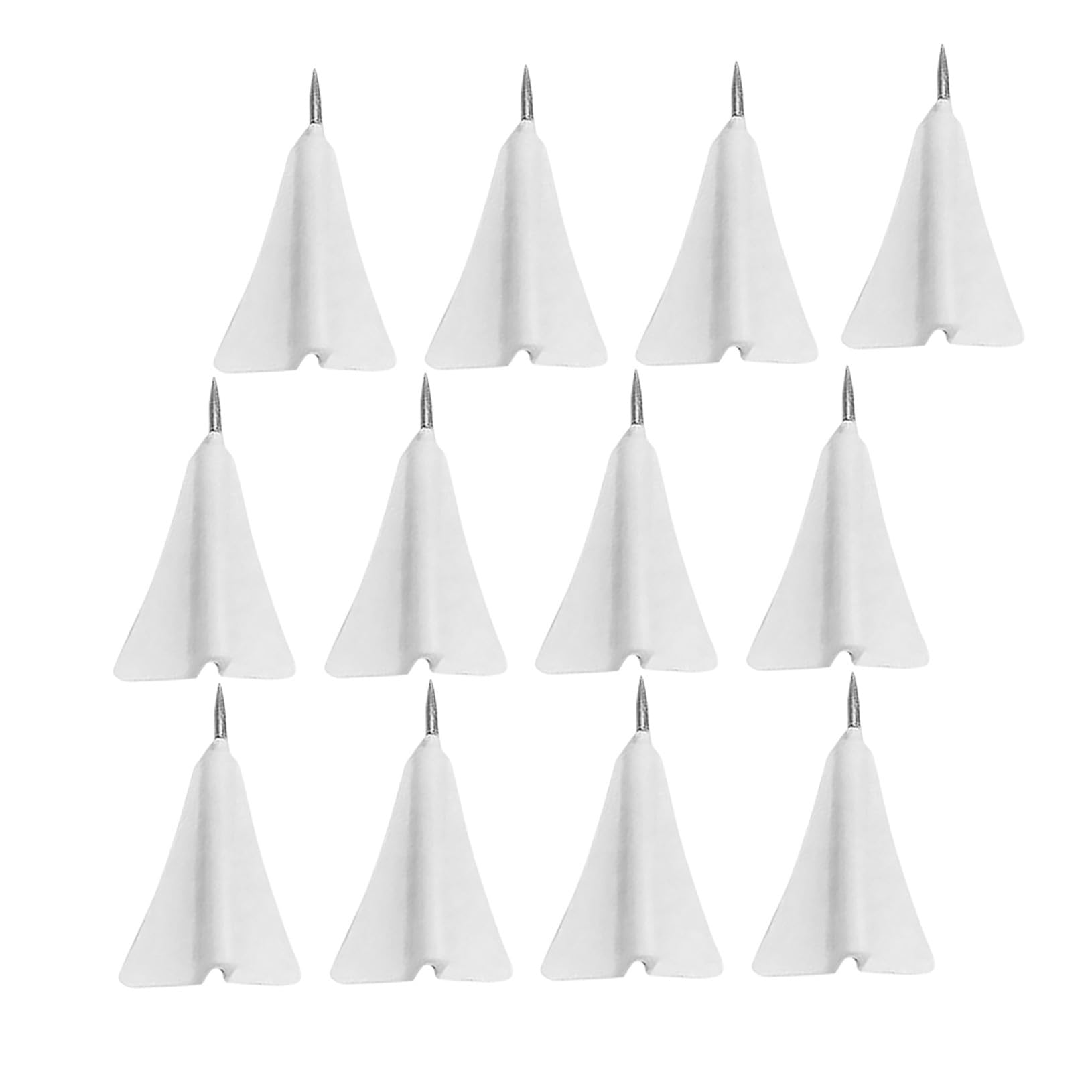 PACKOVE 12 Stück Feine Reißzwecken Kompakte Stecknadeln für Pinnwand und Kartenzubehör Praktische Büro und Schulbedarf Befestigungshilfe