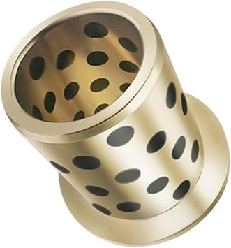 Graphite Copper Bushing ID 60 65 70MM OD 75 80 85MM H 30 35 40 50 60 70 80MM Flanged Bronze Impregnated Graphite Oilless Bush Bearing105X7.5 70X85X60