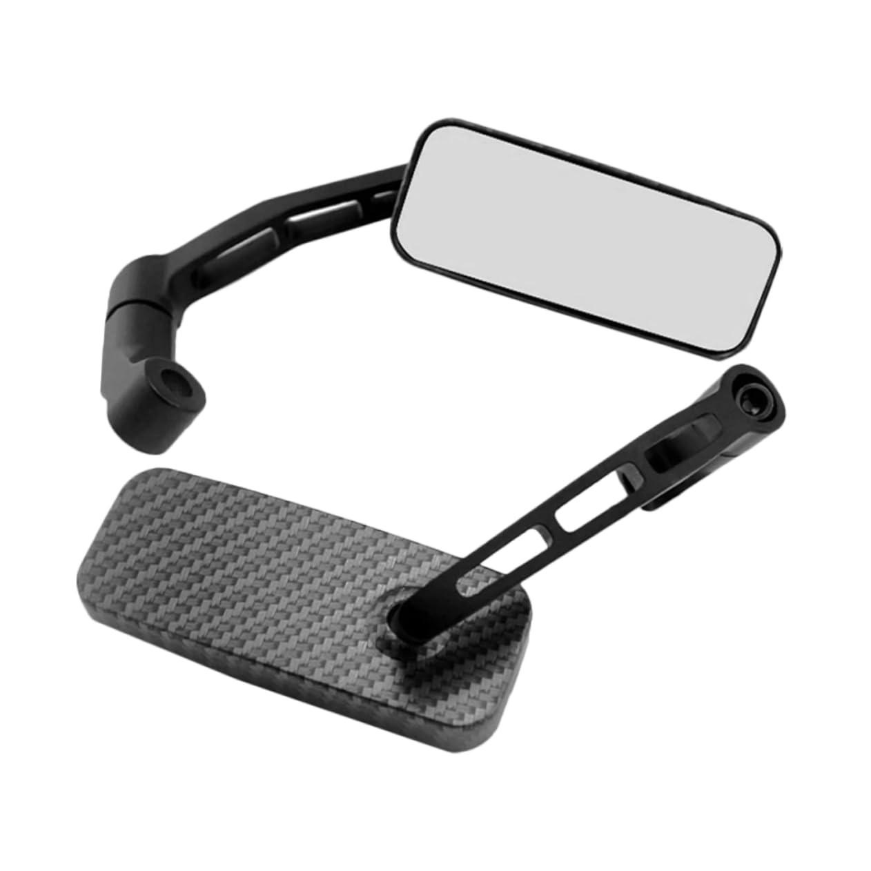 BESPORTBLE 1set Specchietti Retrovisori Per Scooter Design Modificato Antiriflesso Compatibili Con Manubri Di Varie Visibilità Chiara e Ampia Materiali Durevoli e Stile Accattivante