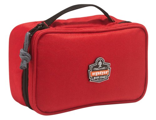 Ergodyne Arsenal 5876 Clamshell Organizer Zippered Pouches, Small, Red