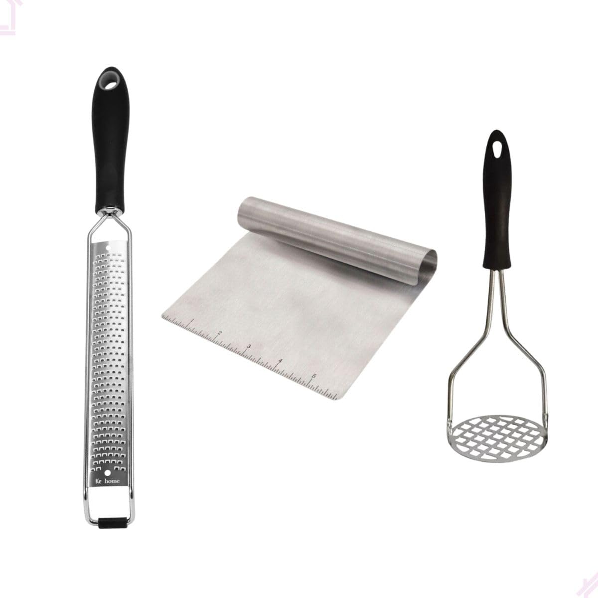 Kit Chef Ralador Zester Fino - Espátula Inox De Alimentos