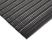 Bertech Anti Fatigue Floor Mat (Made in USA), 3 Feet Wide x 10 Feet Long x 3/8 Inches Thick, Ribbed Pattern Top, Black, RoHS and REACH Compliant