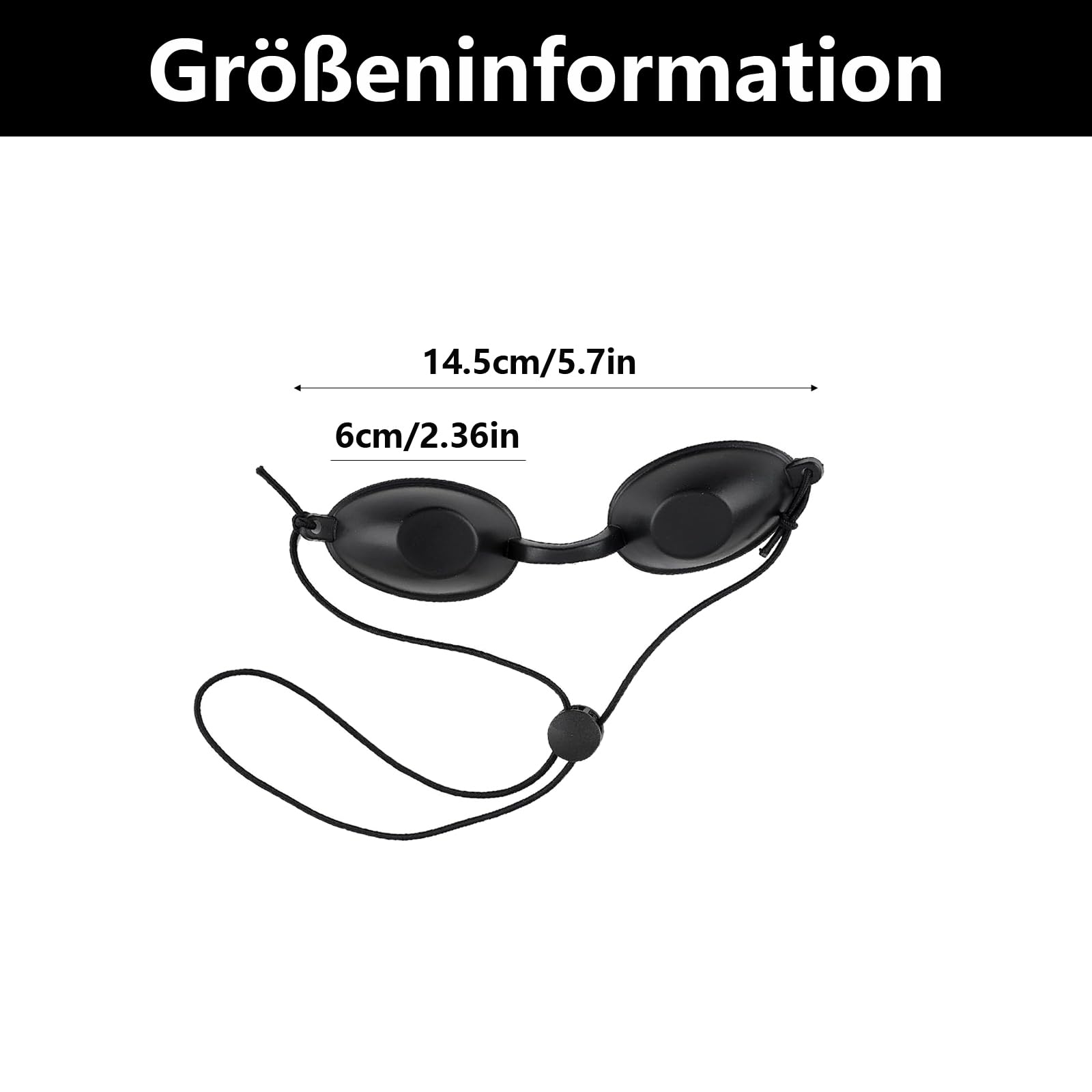 Solarium Brille, Schutzbrille Rotlichtlampe, Rotlicht Brille Augen, UV Schutzbrille, UV Brille, Für Therapie Solariumbrille Augenschutz,Solarium Brille UV Schutz(Schwarz)