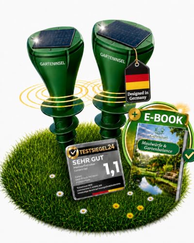 Trampa para topos y topos, juego de 2 unidades, libro electrónico solar
