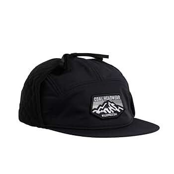 Coal Tracker 5-Panel Quilted Earflap Flannel Lined Hat (US