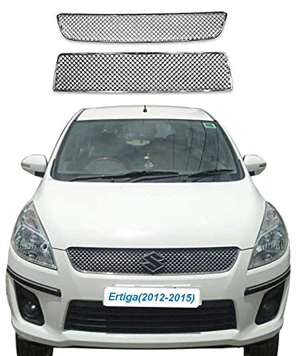 Image of CAR SAAZ Bentley Type Front Chrome Grill Compatible with Ertiga Type-1(2012-2015)