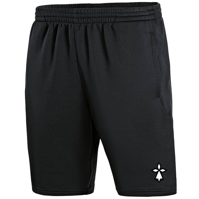 Short Bretagne BR-35 football noir short de sport respirant terrain synthétique