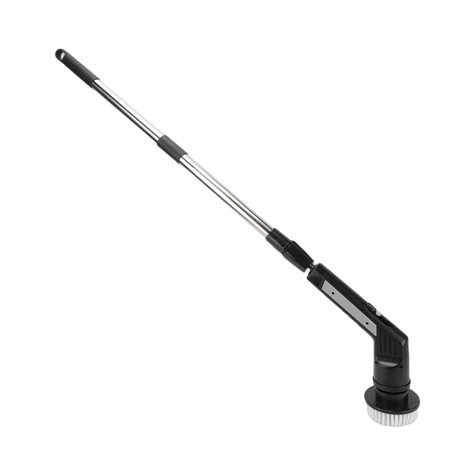 Limpiador de Ducha Potente, Cepillo Eléctrico 9 en 1 con 450 RPM para Azulejos de Baño y áreas Difíciles de Limpiar, de 50 Pulgadas de Largo (JY6016 Negro (9 Cabezales))