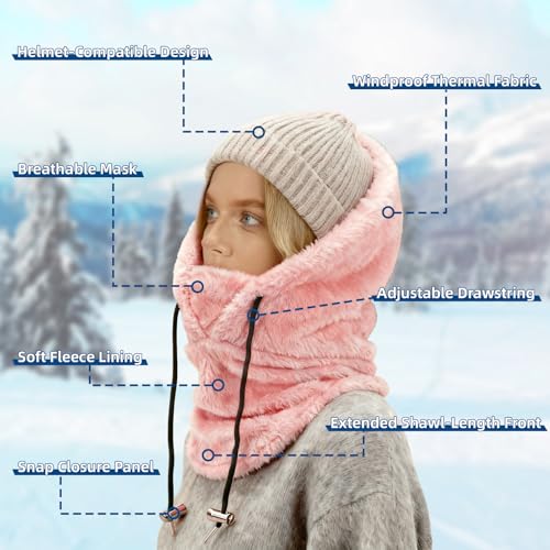 Image of YESLIFE Balaclava Ski Mask for Men and Women, Winter Face Mask, Shiesty for Skiing, Snowboarding & Motorcycle