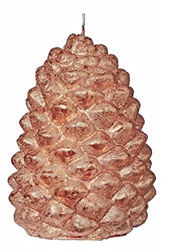 Weihnachtskerzen Kerze Tannenzapfen Kupfer 12 x 8,5 cm, 1 Stück