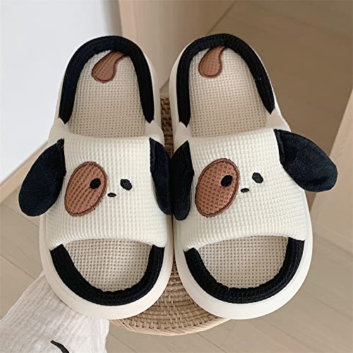 CEINOM Cute Cartoon Dog Slippers Women Kawaii House Slippers Cute Slippers for Women Men Home Floor Slipper indoor2
