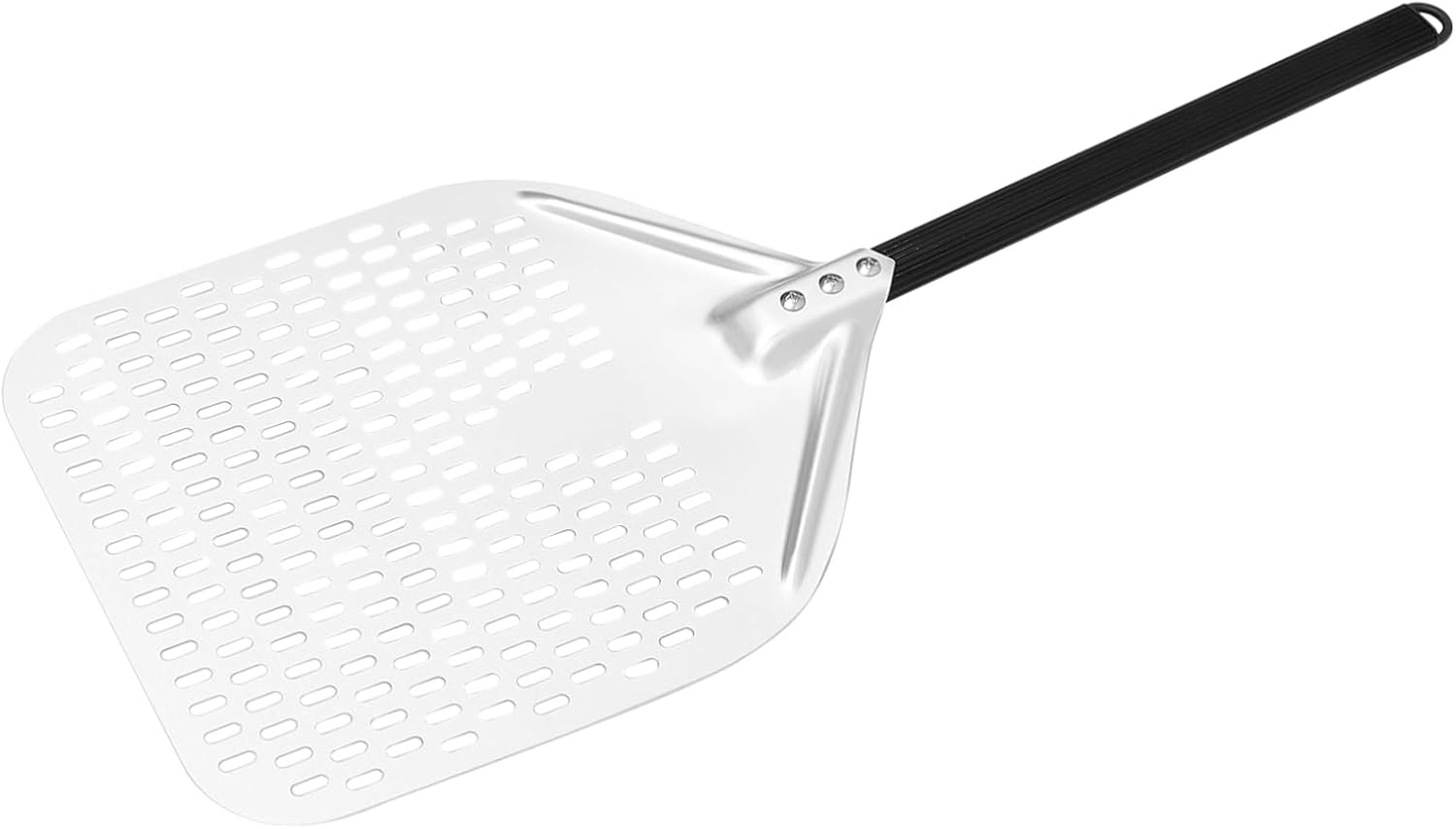 Professional Pizza Peel Shovel Perforated Pizza Paddle Comfortable to Hold Handle Square Shape Baking Tool