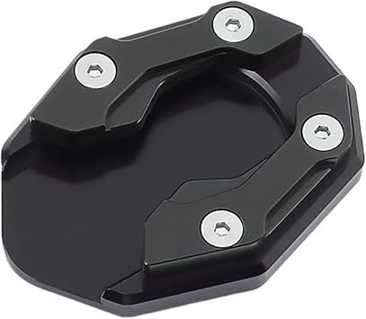 For ha&ojue UHR150 UHR 150 UHR125 UHR 125 Motorcycle Side Kickstand Extension Enlarge Plate Pad Stand Support AccessoriesBlack No Logo