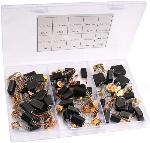 2 Balais De Charbon Moteur 7x17x18 Mm - Universels, Pour Outils électriques - Marque Pirabadi