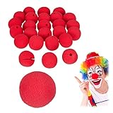 Weich: Clown Nase aus angenehm weichem Schaumstoff - Sitzt bequem und ohne zu Drücken