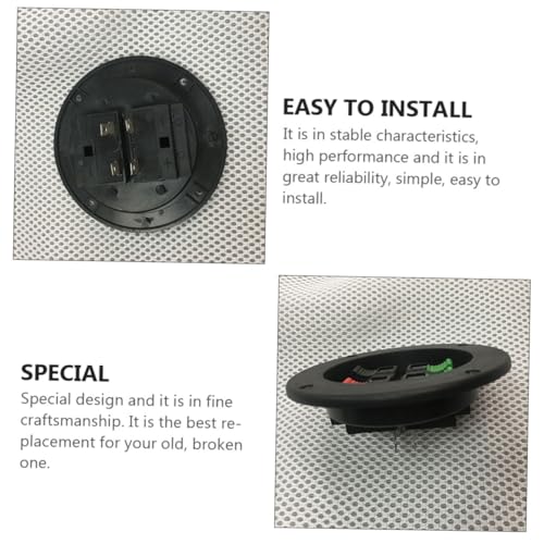 Conector de altavoz de 4 vías estable para evitar interferencias en subwoofer Operitacx 5
