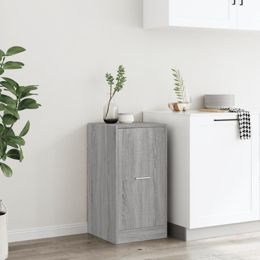 Armadietto da Farmacia Grigio Sonoma 40x41x77,5cm in Truciolato,Armadietto da Farmacia,Arredamento da Farmacia,Arredo Mobili Armadio Mobili Ufficio-855192