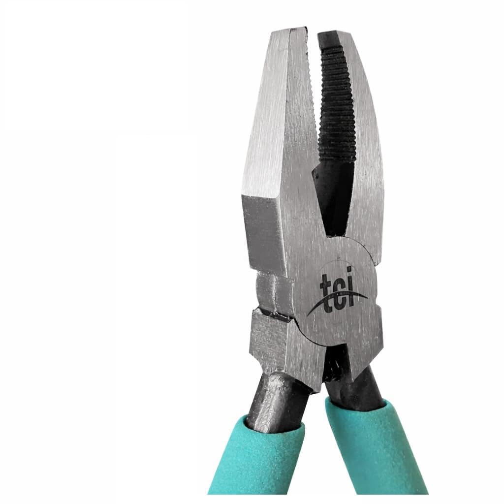 Tillery Innovations - Professional Stained Glass NARROW 1/4" Breaking and Grozing Pliers Perfect for Stained, Mosaic and Fused Glass Projects. Craft