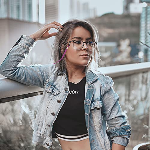 Zeayebsr Brillenkoord van PU-leer met touw, klassieke brilhouder, brilkoord, 8 stuks, hoogwaardige brillenkoord, suède… - Image 8