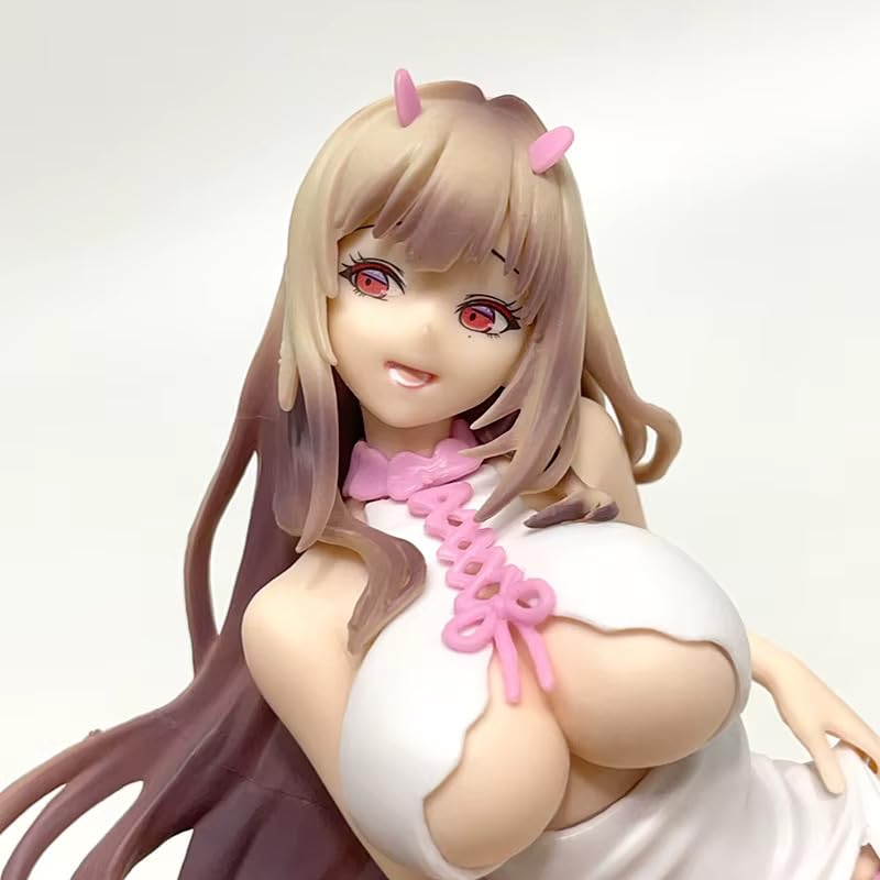 Image of Goddess of Victory: Nikke Viper Kneeling Pose Anime Figure | 12cm Anime Girl Collectible Figurine for Desk, Shelf, Car Dashboard & Display Decor | Premium Anime Gift for Nikke Fans