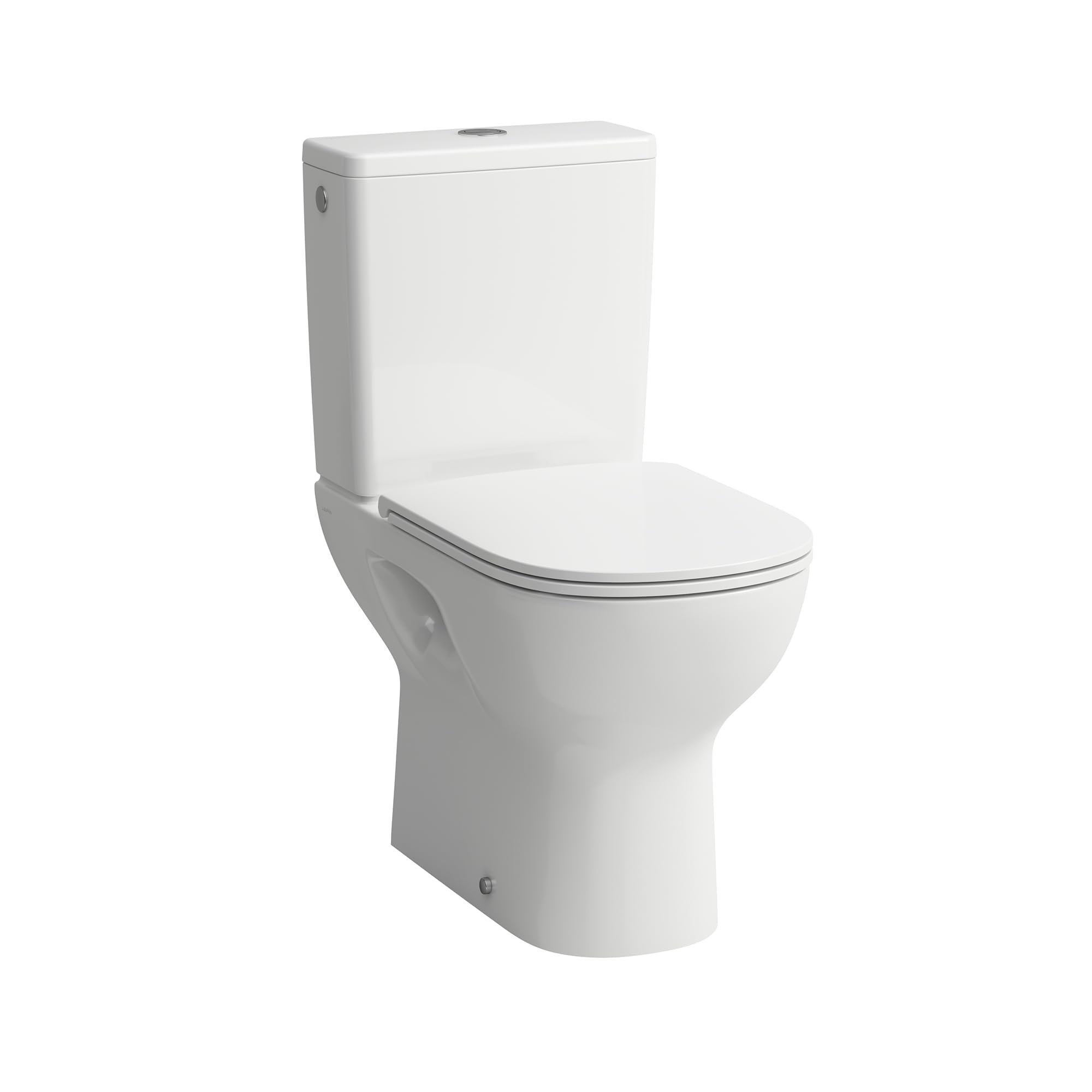 LAUFEN LUA Stand-WC, Abgang senkrecht, spülrandlos, 650x360x420mm, H8240870000001, Farbe: Weiß