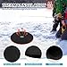 Orchidleaf 2 Pcs Ice Fishing Hole Covers, 12 Inch Ice Fishing Hole Insulator Cover Ice Fishing Safety Hole Cover for Prevents Ice Holes from Freezing During Winter Fishing