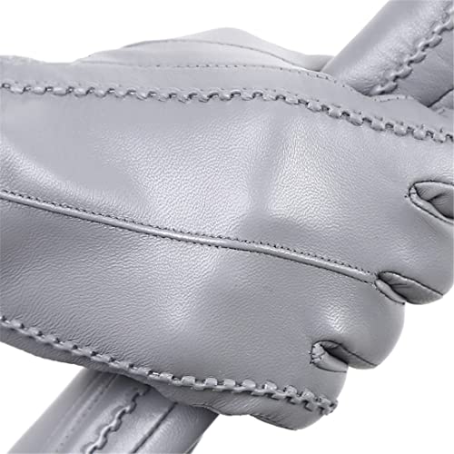 Guantes de Cuero cálidos de Invierno para Mujer