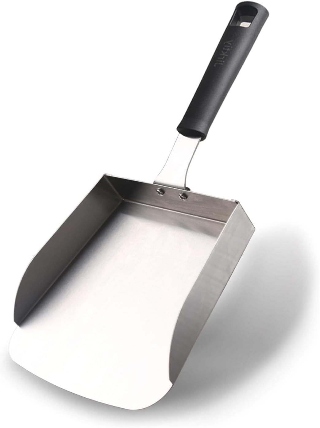 Grille alimentaire Mover - Pelle à gril pour Blackstone, Smash Burger Food Shovel, Grill Spatule, Grande Scoop, Outils Hibachi, Frire sur le gril ou le barbecue, Outil de racleur en acier inoxydable