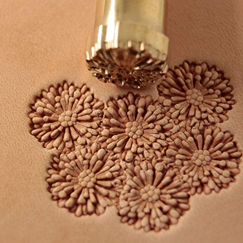 Aster Flower Leather Stamp Tool Stamps Stamping Carving Punches Tools Craft Leathercrafting