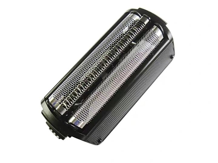 Close-up view of the replacement outer foil for Panasonic ES9008 shaver