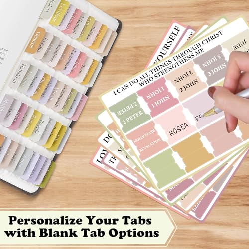 OHOME Guias bíblicos – Materiais de estudo da Bíblia – Guias bíblicas laminadas com tema boho para m