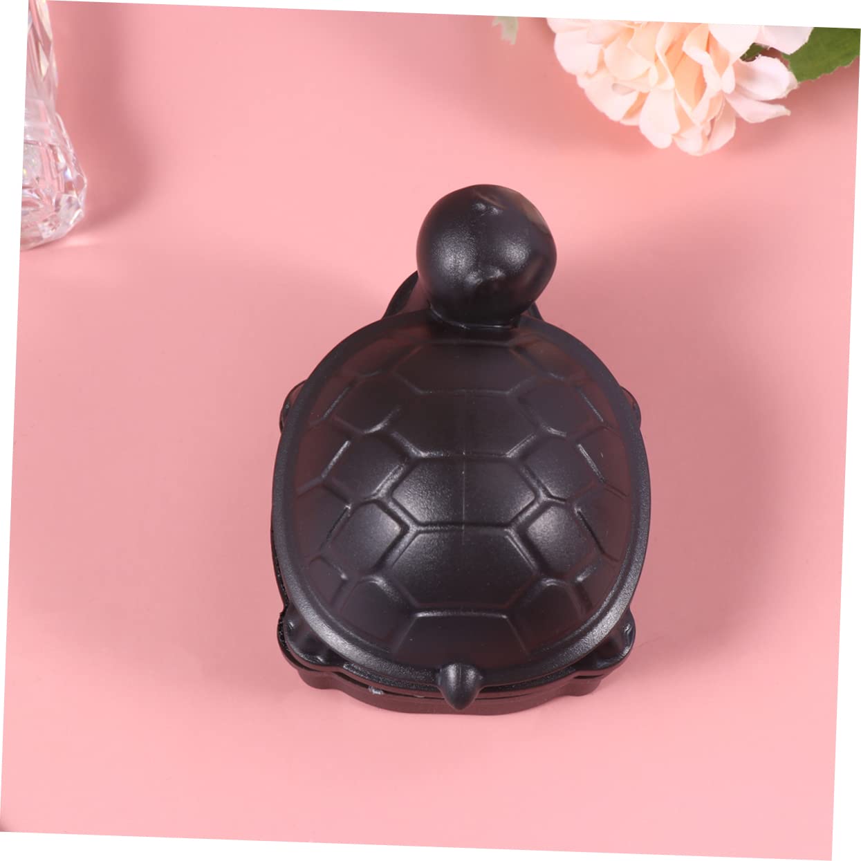 POPETPOP 3piezas Cepillo Magnético para Limpiar Diseño De Tortuga Herramienta De Limpieza para Peceras y Cristales De para y Peceras Negro