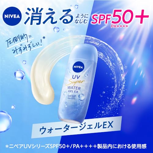 Nivea UV Water Gel EX 2.8 oz (80 g), 80 g (Pack of 1) - Image 3