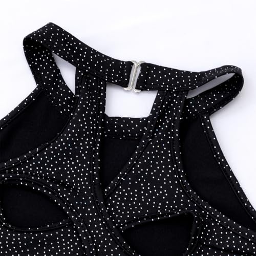 Image of HOZIY Gymnastics Leotards for Girls with Shorts Toddlers Biketards Rainbow Unicorn Dinosaur Mermaid Leopard Flower Galaxy