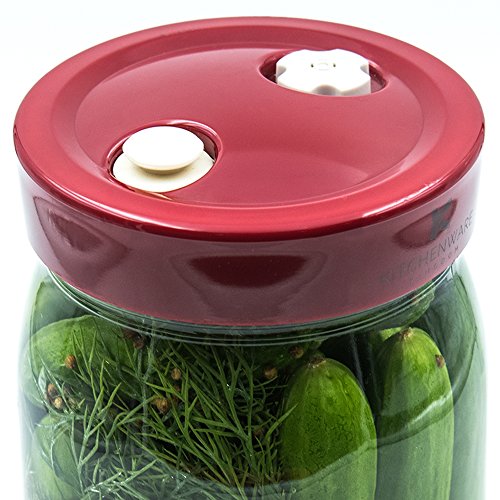 Buy Airlock Lid For Fermenting In Jars The Secret to Mold Free