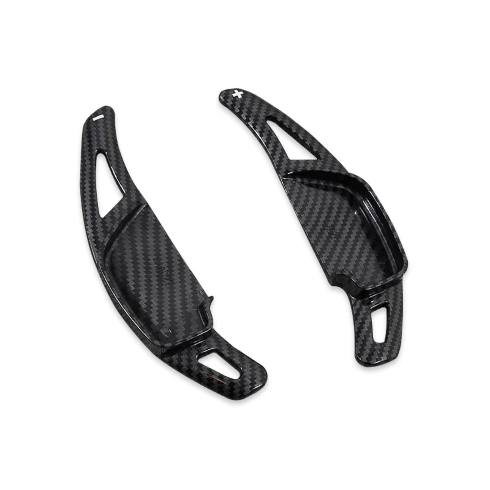 ENGOER Compatible with Toyota for Corolla 2014 2015 2016 2017 2018 1 Pair Carbon Fiber Steering Wheel Shift Paddle Extender Car Accessories(Carbon Fiber Black)