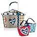 Produktbild reisenthel Bavaria Serie mit Zugabe Einkaufskorb Tasche Shopper Reisetasche Rucksack Beutel (carrybag xs + schatzerl Blue)