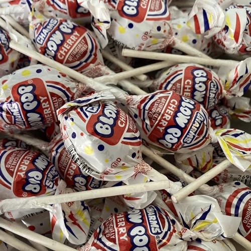 Charm Blow Pops, Cherry Pops, Pack of 60