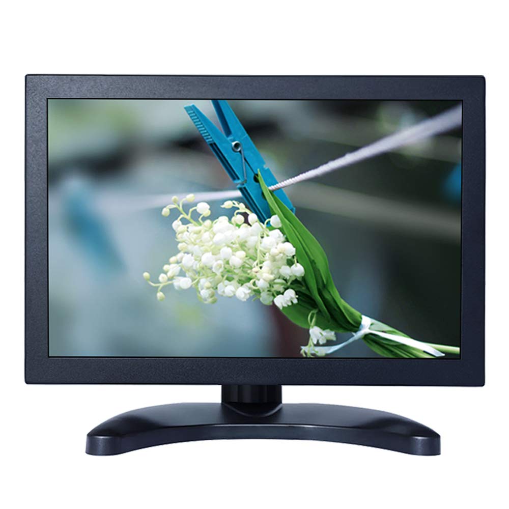 10 1 inch PC Monitor 1280x800 16 10 720p Full View Widescreen BNC HDMI-in VGA Metal Shell Built-in