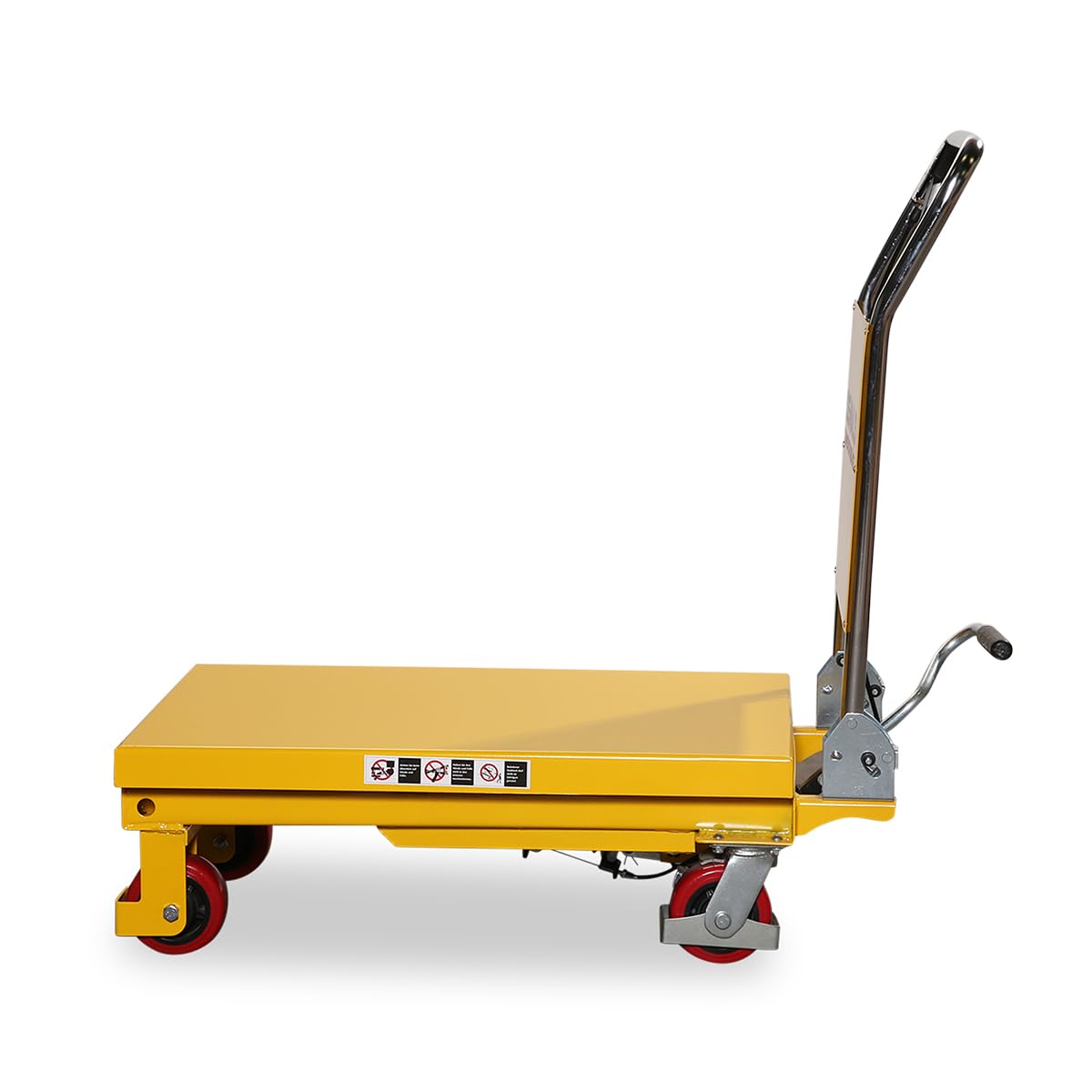 Hubtischwagen fahrbarer Hubtisch 500 kg, 900 mm Hubhöhe, 855 x 500 mm Plattform