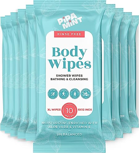 Image of Body wipes 10 pack