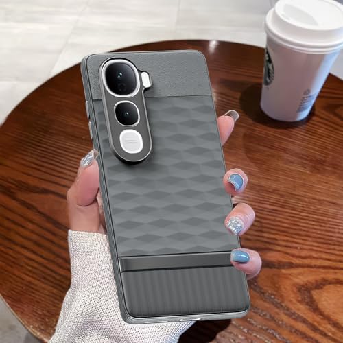 Image of Outlouders Back Cover for Vivo Y400 Pro 5G | Full Camera Protection | TPU Soft Flexible Shockproof Bumper Case (Grey)