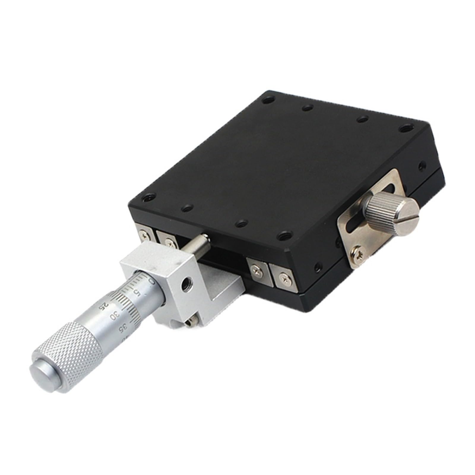 KGLHJDY Center Cross Roller Guide Micrometer Displacement Platform Sliding Table X Axis CNC Optical Manual Linear Guide Rail LX40 LX60 Component(40mm)