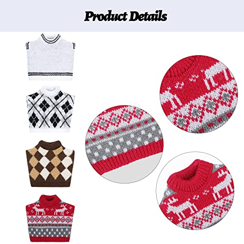 4 pieces guinea pig clothes costume for guinea pig ferret sweater bunny hamster clothing guinea pig outfits small animal warm vest winter pet sweatshirt rabbit apparel accessory cosy t-shirt 3 4 pieces guinea pig clothes costume for guinea pig ferret sweater bunny hamster clothing guinea pig outfits small animal warm vest winter pet sweatshirt rabbit apparel accessory cosy t-shirt - image 4