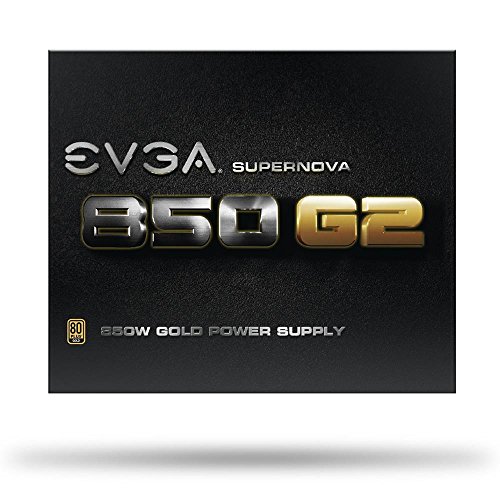 EVGA SuperNOVA 850 G2, 80+ GOLD 850W, Fully Modular, EVGA ECO Mode, 10 Year Warranty, Includes FREE Power On Self Tester Power Supply 220-G2-0850-XR