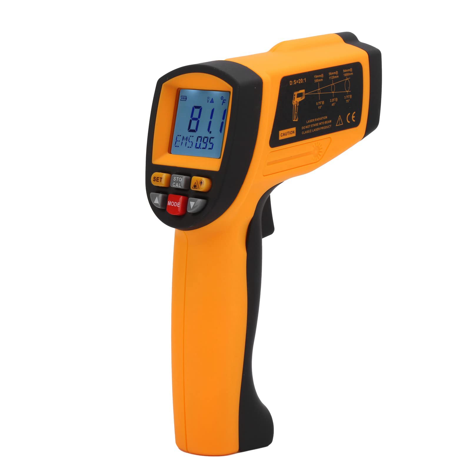 Termómetro Infrarrojo sin Contacto GM1150 Medidor de Temperatura Preciso para Uso Industrial Rango de -30 ℃ a 1150 ℃