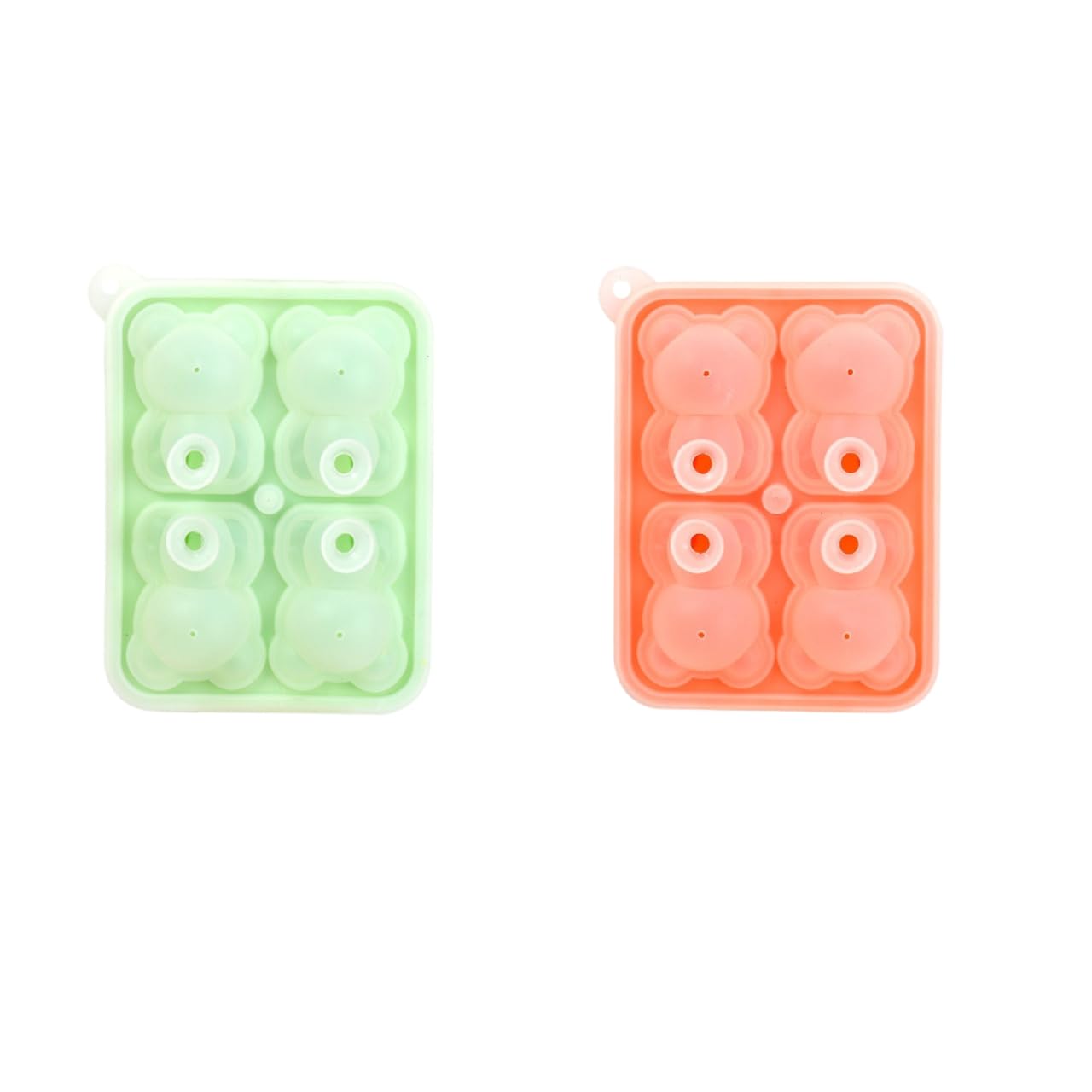 GERRIT2 Teddy Bear Ice Cube Trays, Teddy Bear Ice Cubes, Silicone Ice Cubes, Ice Cream Ice Cubes, Ice Box Moulds