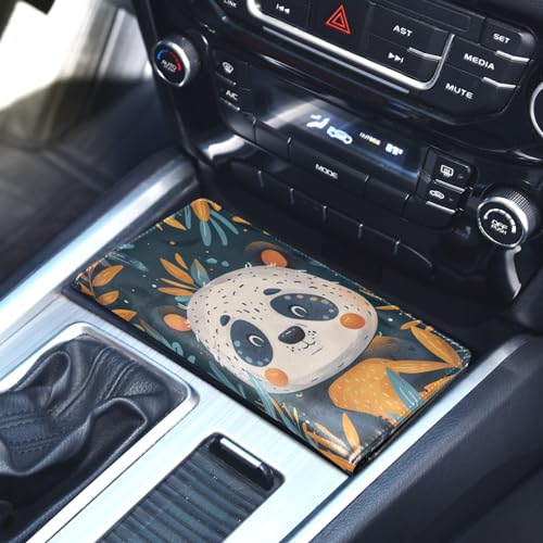 Organizador para carro en cuero miniatura 5