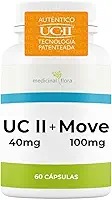 UC II Colágeno tipo 2 40mg Com Move 100mg Selo Autenticidade - 60 Cápsulas