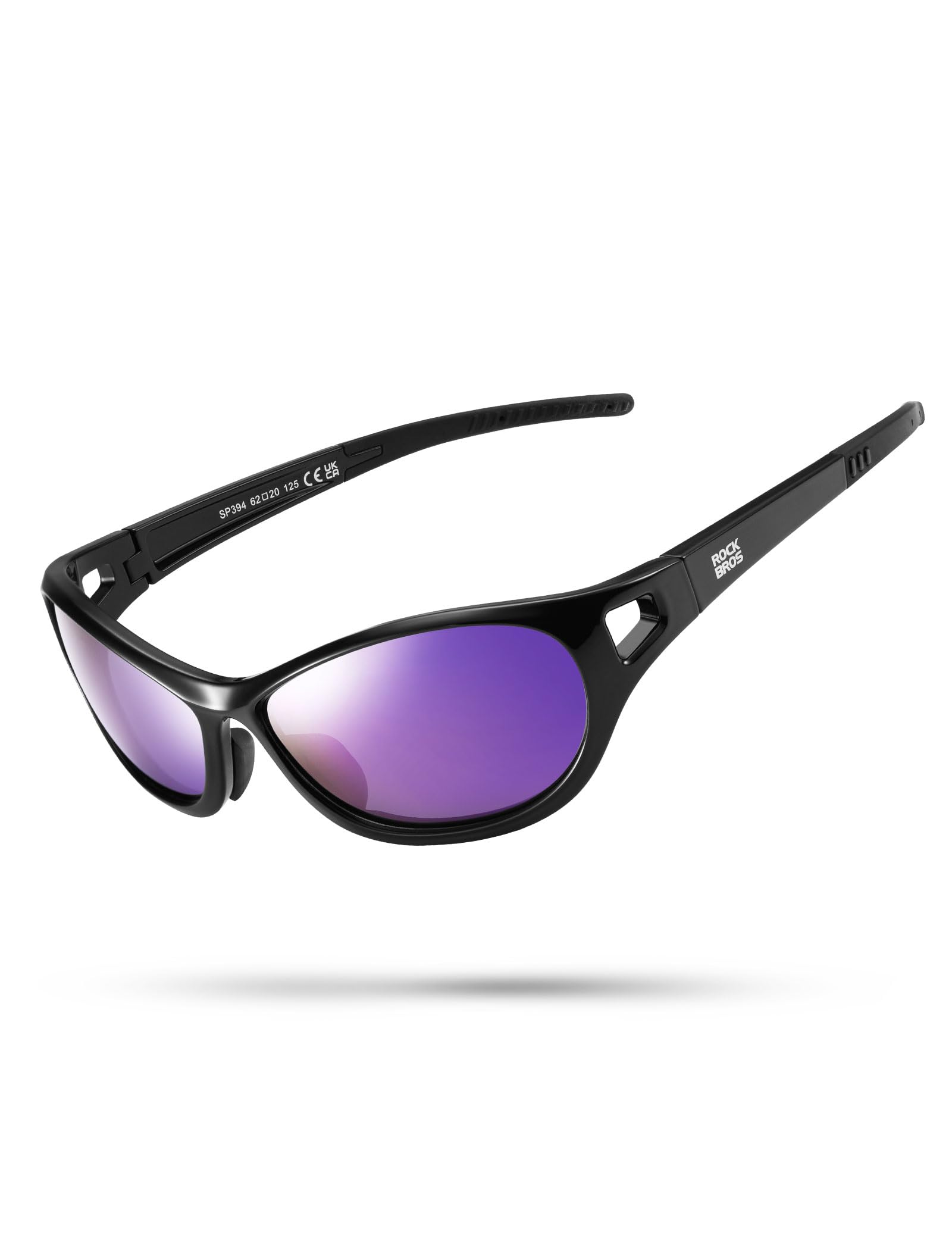 ROCKBROS Sports Polarized Sunglasses for Men Women 21g Ultralight TAC Cycling Glasses, UV400 Protection TR90 Frame Sunglasses for Road Cycling, Running, Fishing, Golf, Driving